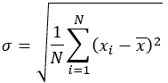 Standard deviation formula Standard deviation formula